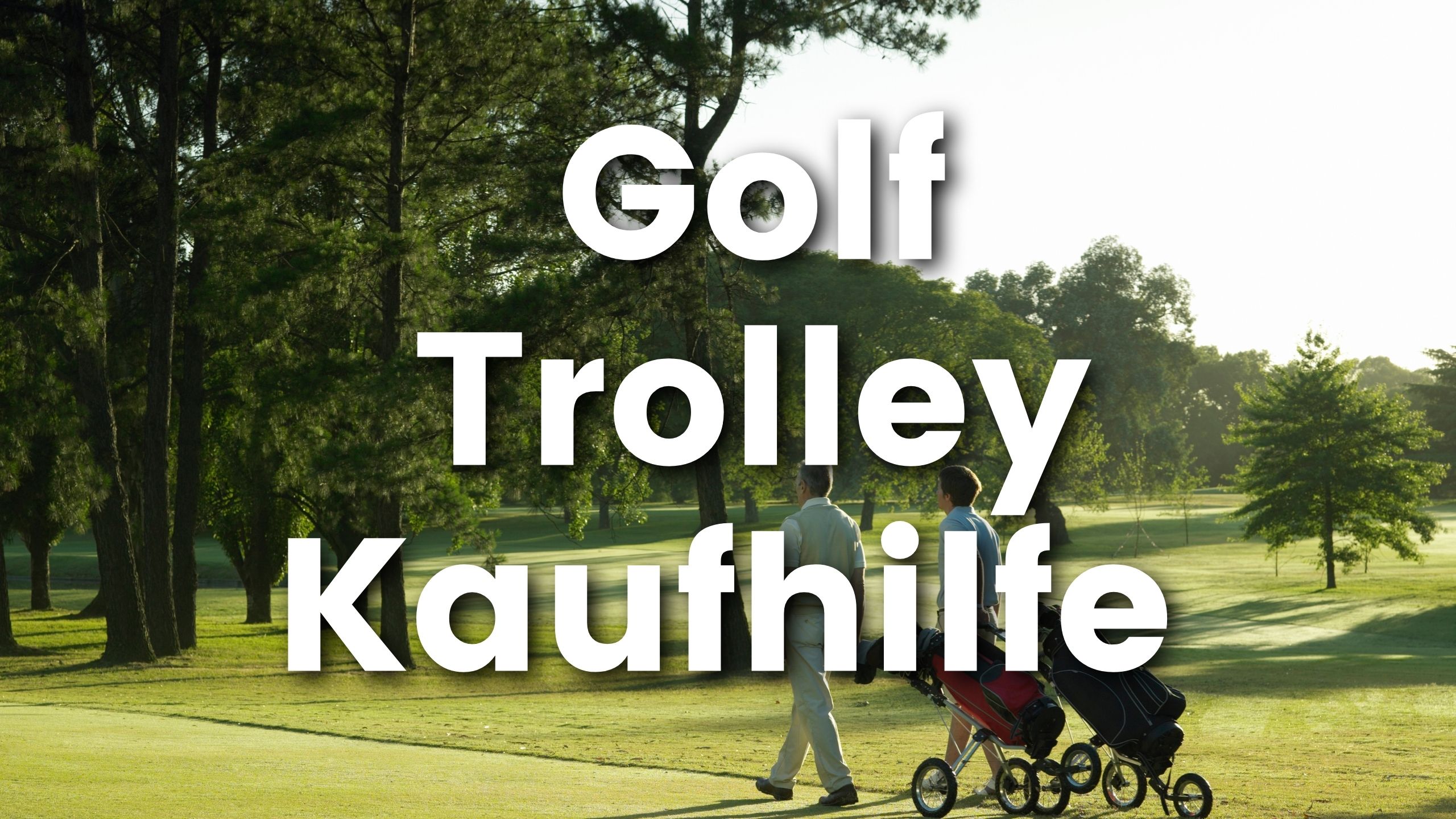 Golf Trolley Kaufhilfe